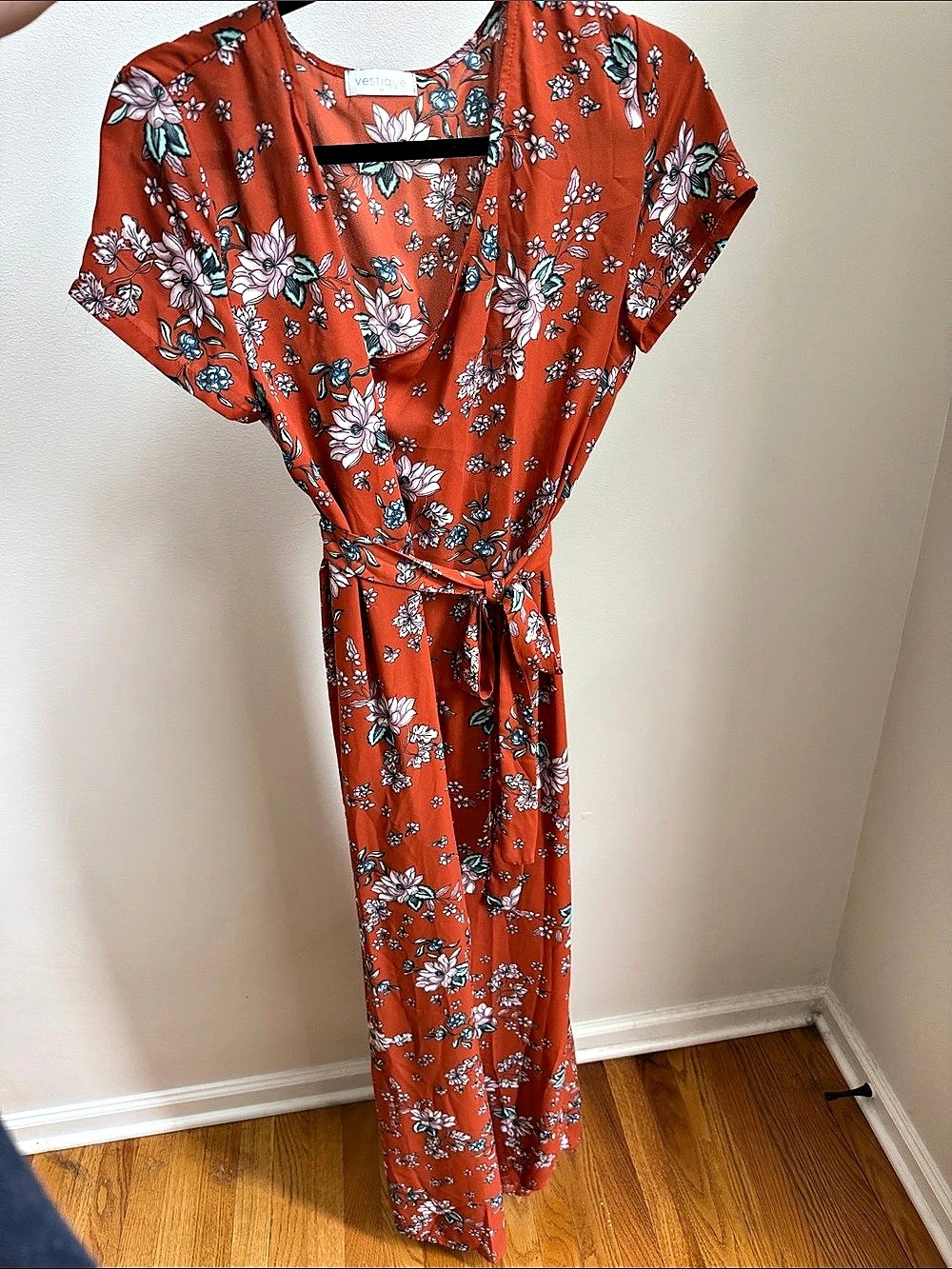 Vestique Floral Wrap Dress